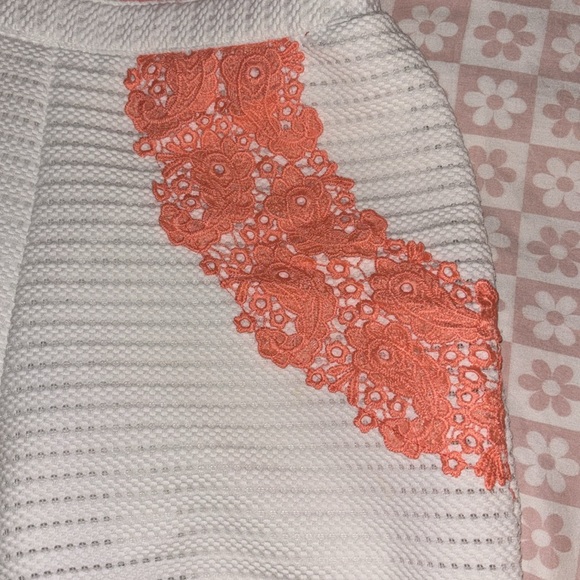 soieblu romper coral and white - Picture 2 of 4